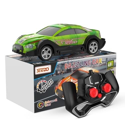 Click to enlarge SEEDO Remote Control Rechargeable Dazzling Drift Anti Scratch High Speed Racing Car