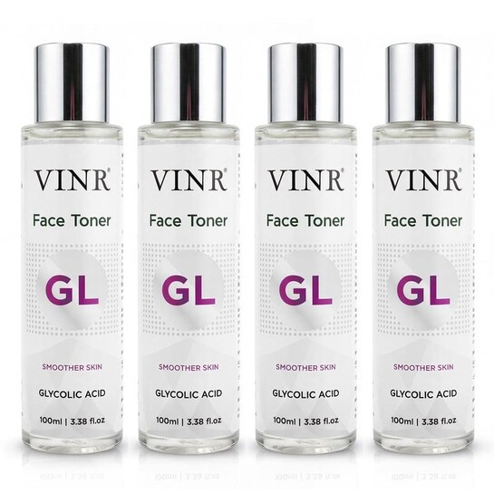 VINR 7% Glycolic Acid Toner Pack of 4