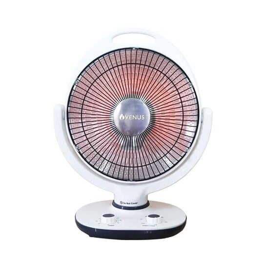 Venus Electric Sun Carbon Room Heater | 950 W Low Power Consumption | Tip over switch for safety |Silent & Safe operation | 45° Oscillation for wider coverage|Healthy infrared heat technology