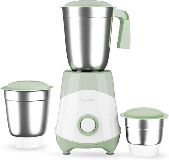 Lifelong Mixer Grinder for Kitchen | 3 Jar 600Watt Mixie with Chutney Jar, Liquidizing Jar & Wet Grinder | Blender for Juices, Smoothies & Purees with Stainless Steel Blades, 3-Speed & Pulse Function