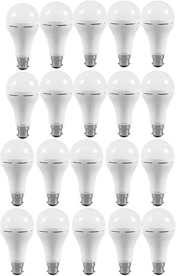 Havells 12W wattage Bulb | High CRI & High Efficiency | Energy Efficient | Mercury-Free (Pack of 20)