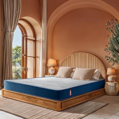 Duroflex LiveIn Duropedic - Doctor Recommended Orthopedic High Resilient, Memory Foam King Bed Mattress, Roll Pack 8 Inch King Size Medium Firm Mattress with Luxury Anti Microbial Fabric (78x72x8)
