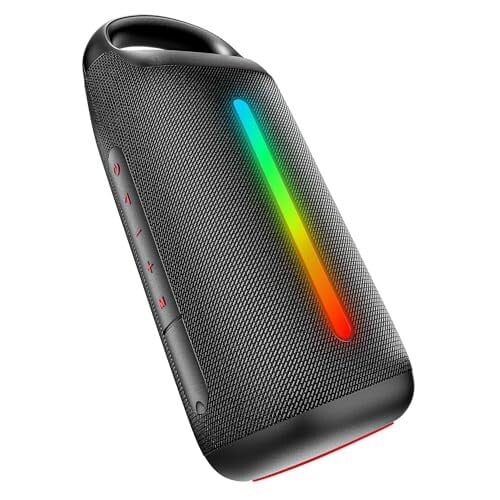 Click to enlarge boAt Stone Arc Pro, Spatial Audio, 25W Signature Sound, 58mm Drivers, Upto 12 Hrs Battery, Broadcast & App Support, Bluetooth Speaker, Wireless Speaker, Portable Speaker (Raging Black)