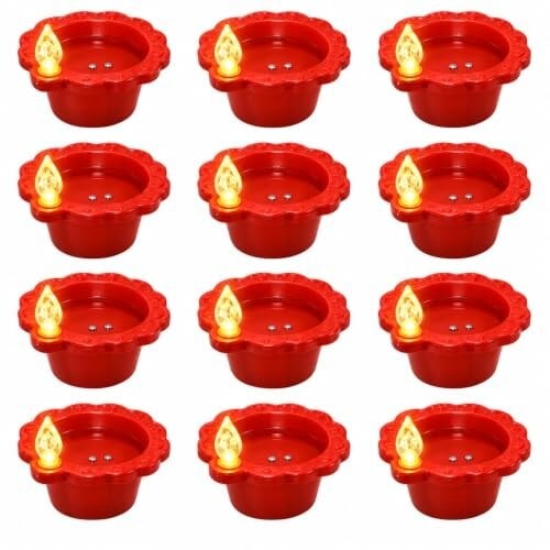 Water Sensor Diyas Pack of 12