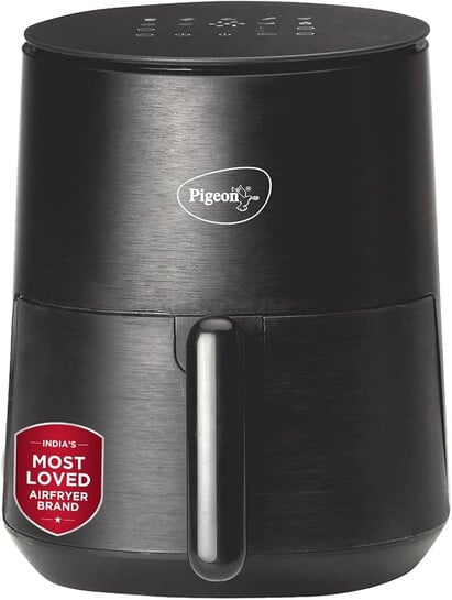 Lowest - Pigeon Healthifry 3.3L Compact Digital Air Fryer | 1200W