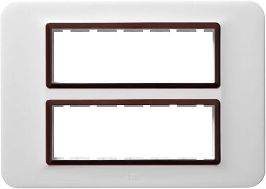 Anchor By Panasonic 66912BA Roma Urban Modular Polycarbonate 12M Square (Brushed Aluminium, Pack of 5)