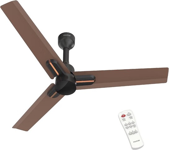 Click to enlarge Polycab Wizzy Neo 1200mm 5-Star BLDC, Remote Ceiling fan
