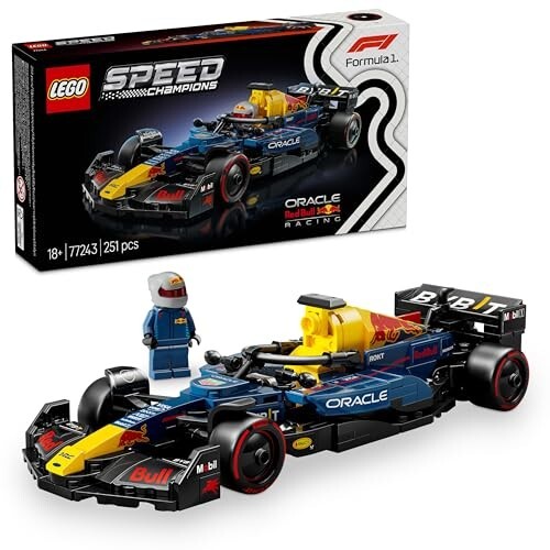 Click to enlarge LEGO Speed Champions Oracle Red Bull Racing RB20 F1 Race Car Vehicle Set 77243 Building Blocks for 18+ Gift