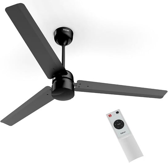 OAKTER 1200mm BLDC Ceiling Fan with IR Remote Control | BEE 5-star Rated Energy Efficient Ceiling Fan