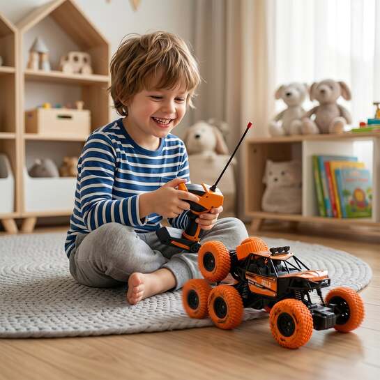 RC Off-Road Car- 8 Wheel Rock Climber for Kids | Spark Tots