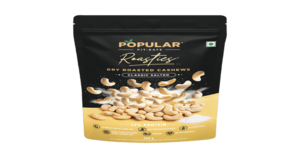 Popular Fit Eats Roasties Dry Roasted Cashew Classic Salted 200 gms @138