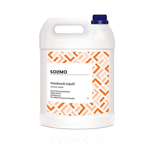 Click to enlarge Amazon Brand - Solimo Liquid Handwash, Refill Can | Orange G