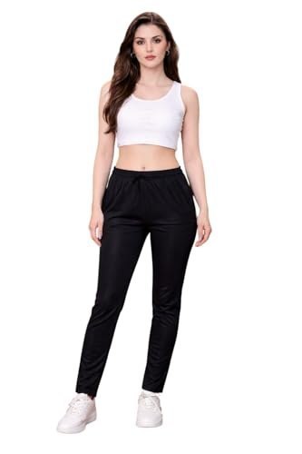 Shiv Textiles Women's Polyester Solid Trackpant (Pack of 3 T