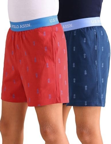 Click to enlarge U.S. Polo ASSN. Boys Cotton Blend Boxer Shorts (Pack of 2)