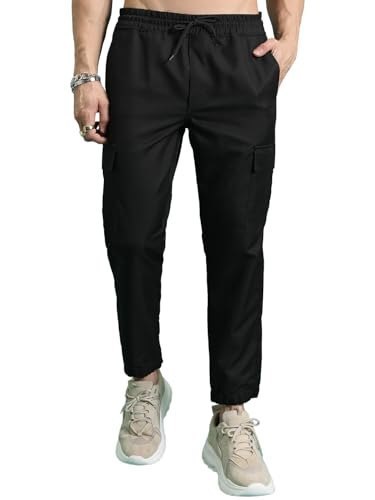 Highlander Men's Cargo Jogger Trousers| Utility Pockets | Tr