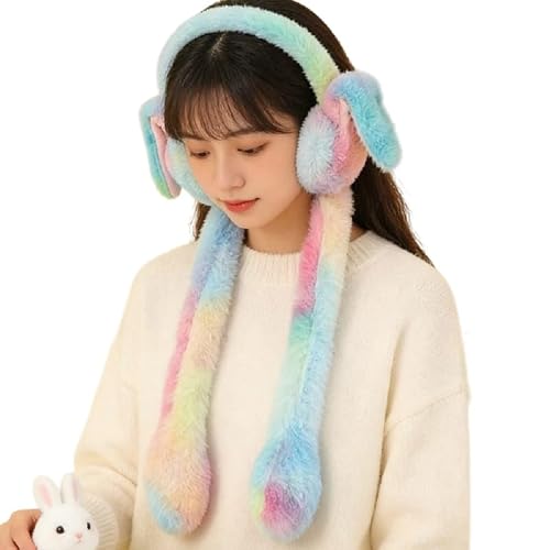 Soft Fleece Ear Warmers with Interactive Moving Ears