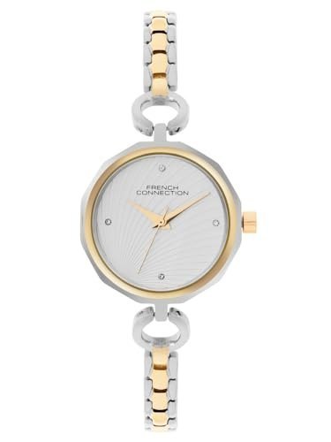 Click to enlarge French Connection Soleil Silver Round Dial Womens Analogue W