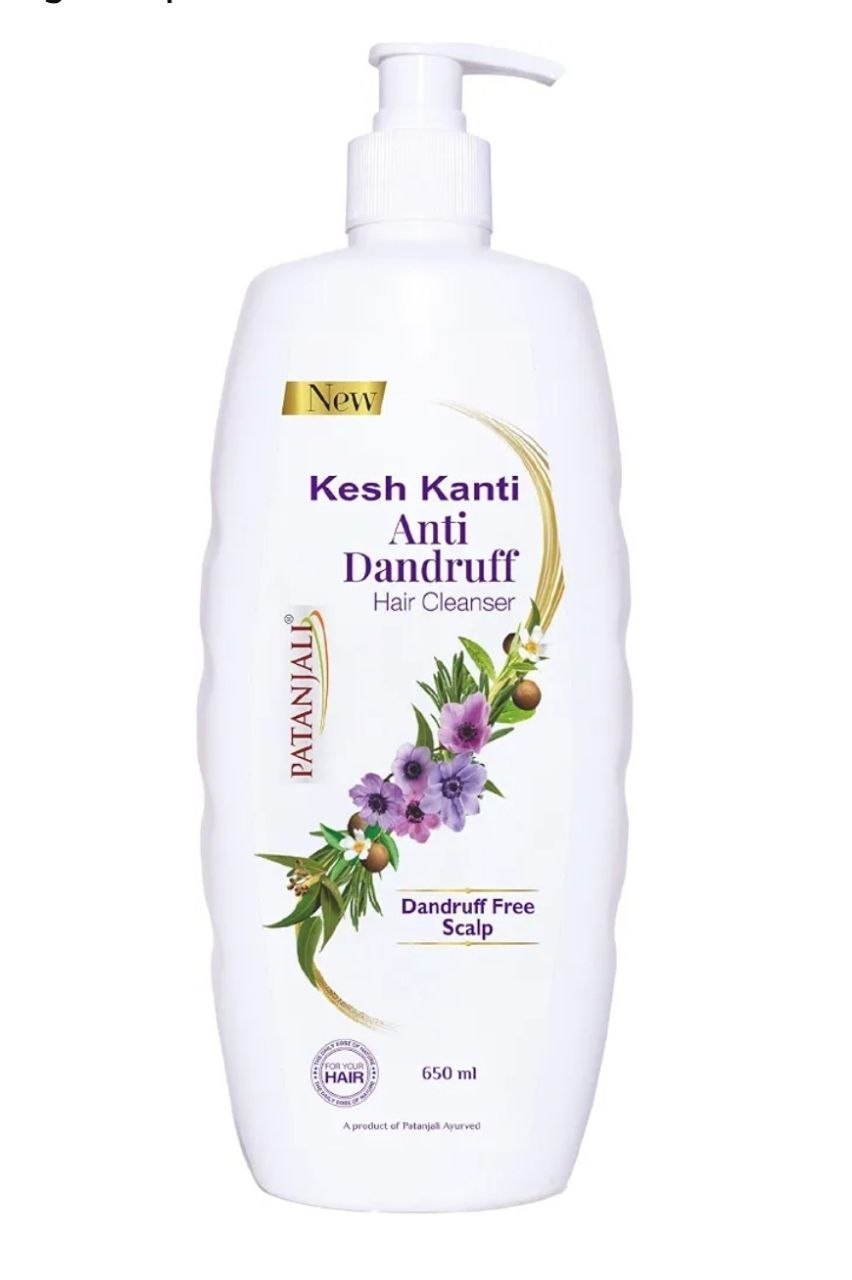 Patanjali Kesh Kanti Anti-Dandruff Hair Cleanser 650 Ml