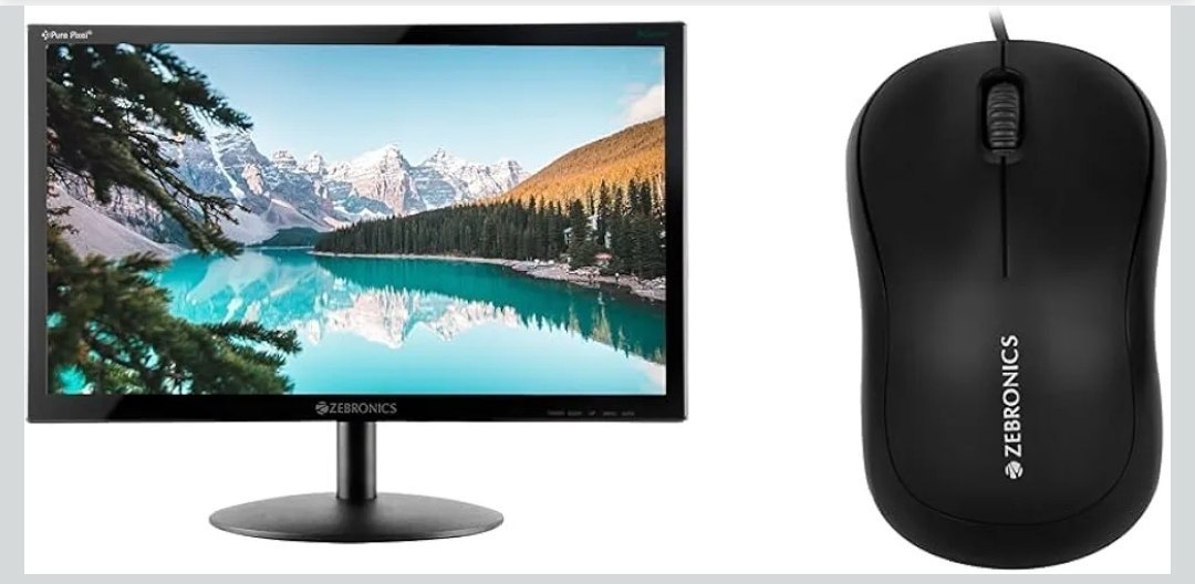 ZEBRONICS Zeb-V19Hd 18.5 Inch (46.99 Cm) Led Monitor