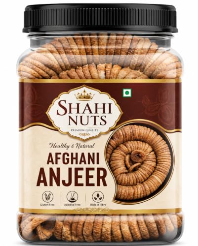 SHAHI NUTS Dried Afghani Anjeer 1Kg | Premium Big Size Dry F