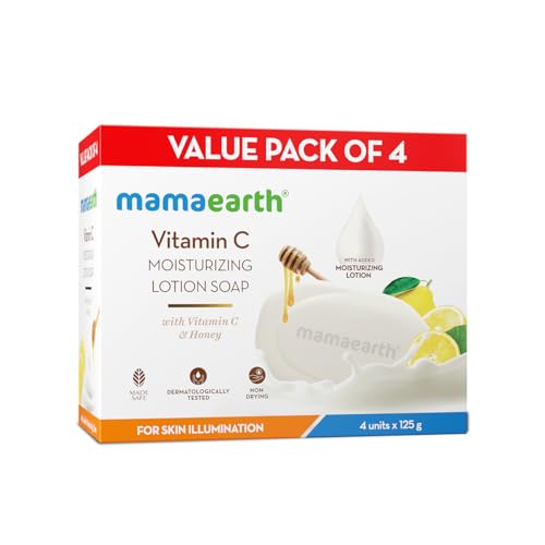 Mamaearth Vitamin C Moisturizing Lotion Soap(Value Pack of 4