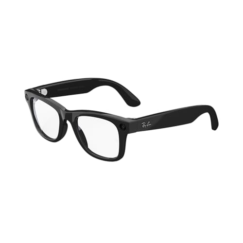 Ray-Ban Meta (Gen 1), Wayfarer, Large Shiny Black | Smart AI