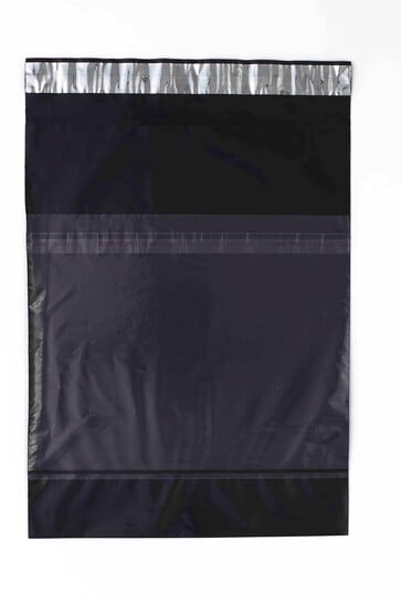 Porpoise Black Tamper Proof Courier Bags 10 x 14 Inch Pack of 1000 with POD Jacket Self Adhesive Poly Mailer for E Commerce Shipping Packaging