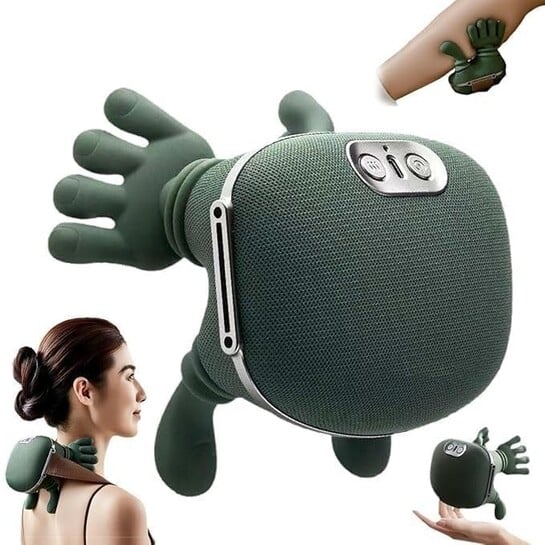 VASTRACHHAYA Wireless Neck Massager for Pain Relief | Heated Shoulder & Back Massager with Deep Tissue Kneading |software Rechargeable Cervical Massager for Men, Women & Office Workers