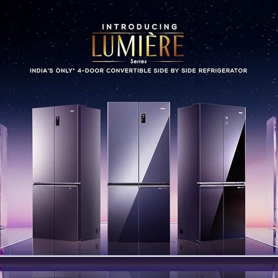 Click to enlarge Haier 630L Lumiere French Door 4 Door Frost Free Refrigerator