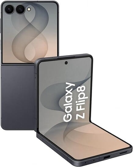 Click to enlarge Samsung Galaxy Z Flip8 5G Smartphone with Galaxy AI (Graphite, 12GB RAM, 256GB Storage)