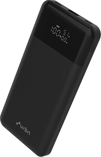 URBN 10,000 mAh Edge Power Bank with Smart LED Display, Ultra Slim & Compact, 22.5W Fast Charging