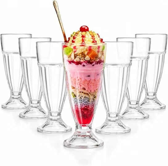 CELLO Falooda Glass Set of 6 Pcs 300ml