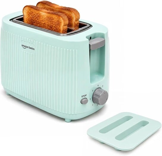 Amazon Basics Pop-Up Toaster 2 Slice 600W