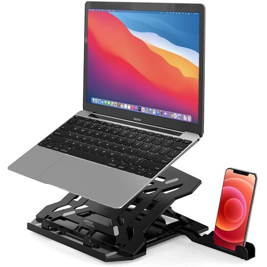 GIZGA Essentials Adjustable Laptop Stand Riser @ ₹249 | 82% OFF on ₹1,399 MRP!