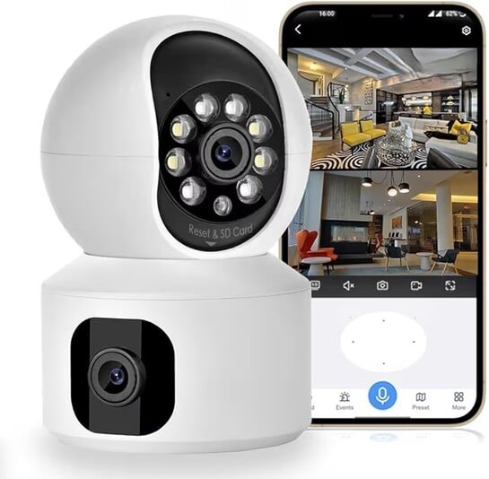 Buy MacCam 4+4MP Smart WiFi PTZ CCTV Camera (MGT) (MGT3) Online at Low Prices in India - Amazon.in