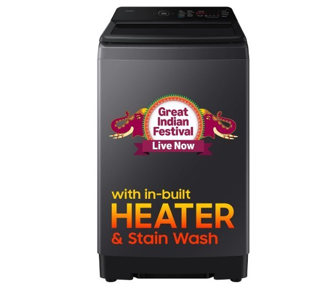 Samsung 8 Kg, 5 Star, Hygiene Steam, Ecobubble @₹19490 Using SBI