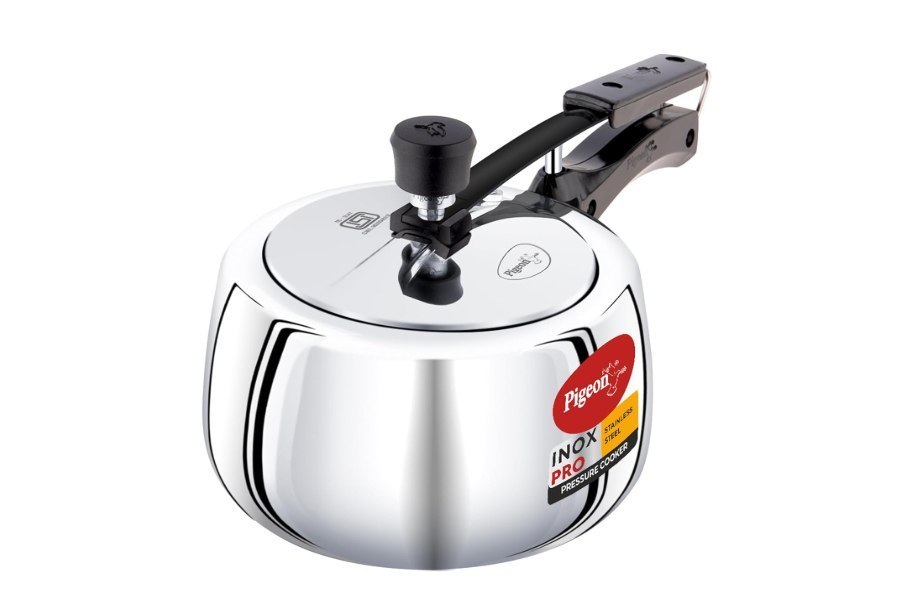 Pigeon by Stovekraft Inox Pro 3L Inner Lid Stainless Steel Cooker, 3 litres Inner Lid, 3 litres