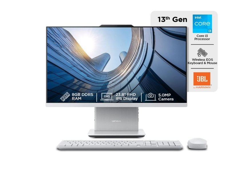 Lenovo IdeaCentre AIO Intel Core i3-1315U 24" FHD IPS