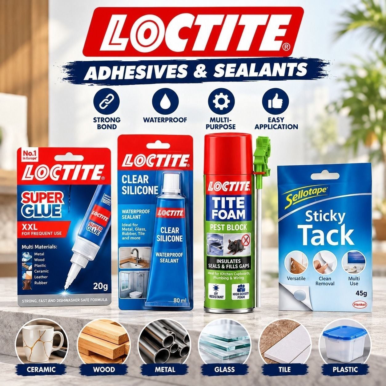 Loctite Reusable Sticky Tack at 50% off @96