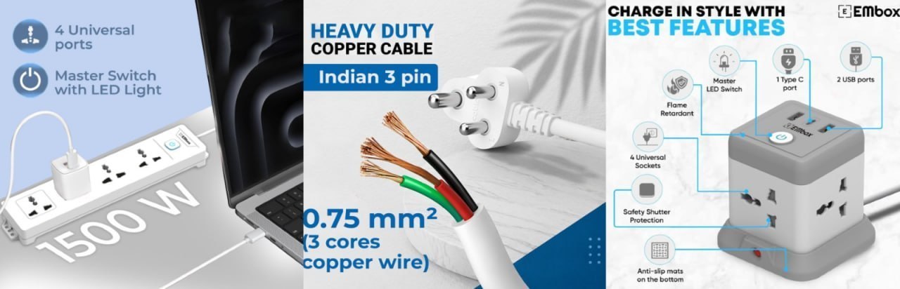 Click to enlarge USB Type C | 2.4 A (2500 W)
