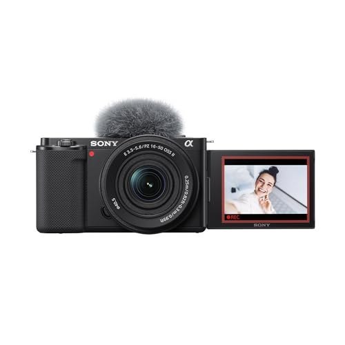 Click to enlarge Sony Alpha ZV-E10K (Previously ZV-E10L) with Upgraded SELP1650 (Ver 2) Power Zoom Lens | 24.2 MP Interchangeable-Lens Mirrorless vlog Camer
