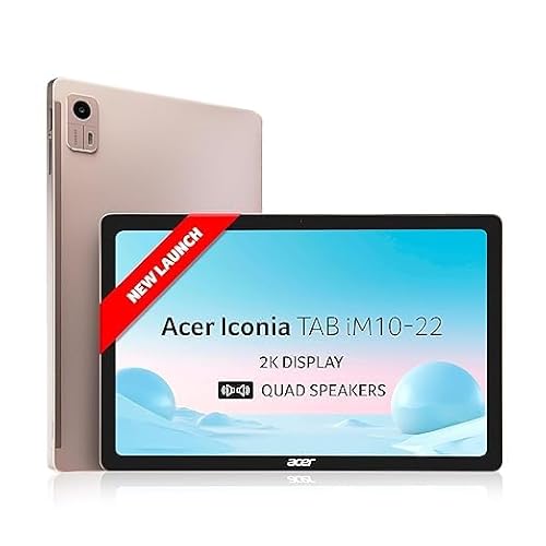 Click to enlarge Acer Iconia Tab10 | 10.36" | 2K IPS Display, 480 Nit | Quad Speakers | 8GB + 128GB (Expandable) | Wi-Fi + (Calling)
