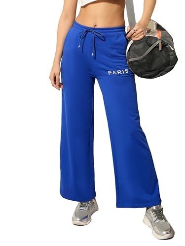 barcino Black Terry New York Print Track Pants