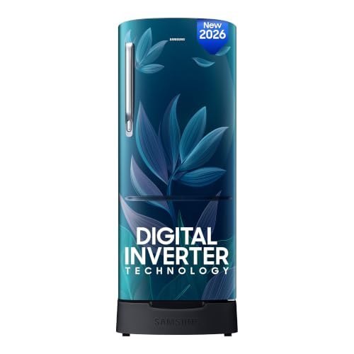 Click to enlarge Samsung 183 L, 4 Star, Digital Inverter, Direct-Cool Single Door Refrigerator