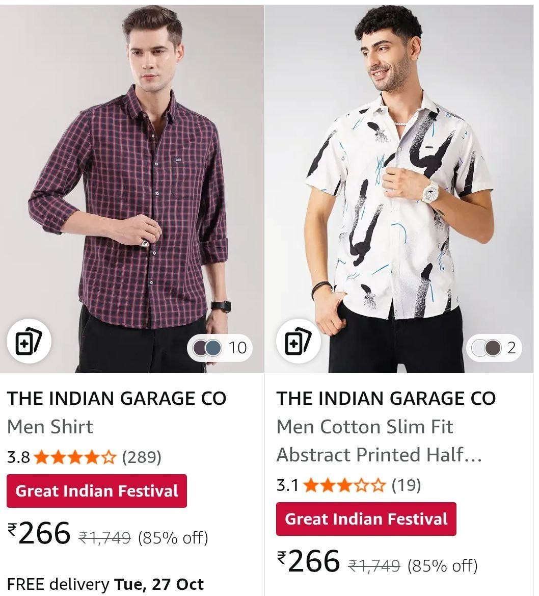 Upto 85% Off On The Indian Garage Co. Men's Clothing