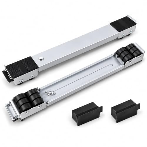 Click to enlarge Extendable Roller Base Appliance Washing Machine Dolly Floor Protector