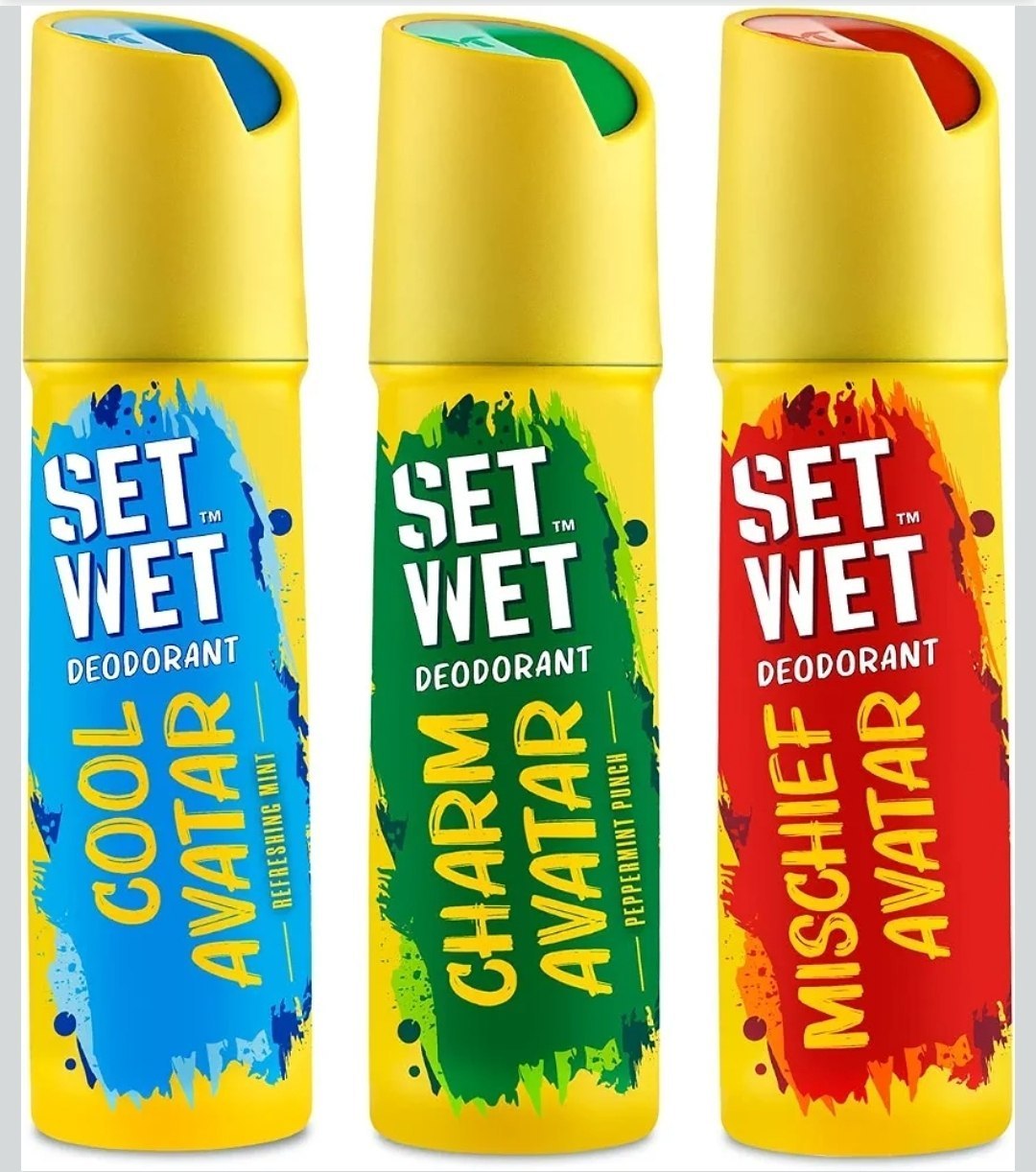 Click to enlarge SET WET Deodorant (Pack Of 3)
