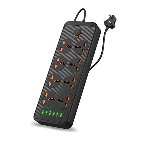 Portronics Power Plate 7 with 6 USB Port + 8 Power Sockets Smart
