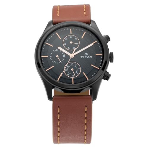 Click to enlarge Titan Neo Iv Analog Black Dial Men's Watch - NM1805NL01/NL1805NL01/NP1805NL01