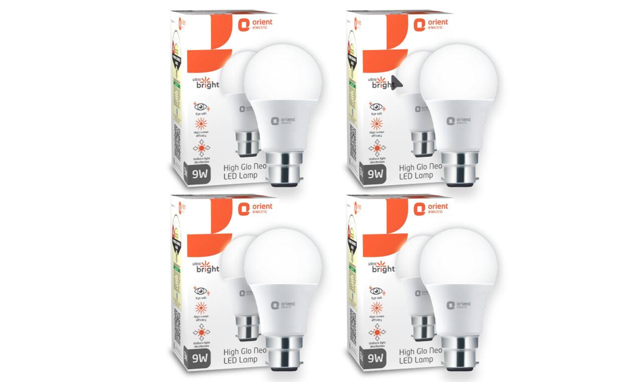 Orient Electric 9W High Glow LED bulb @150🔥